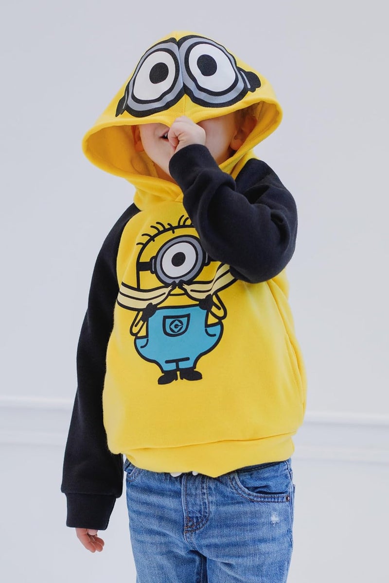 Despicable Me Minions Fleece Pullover Hoodie Toddler to Big Kid - Image 5